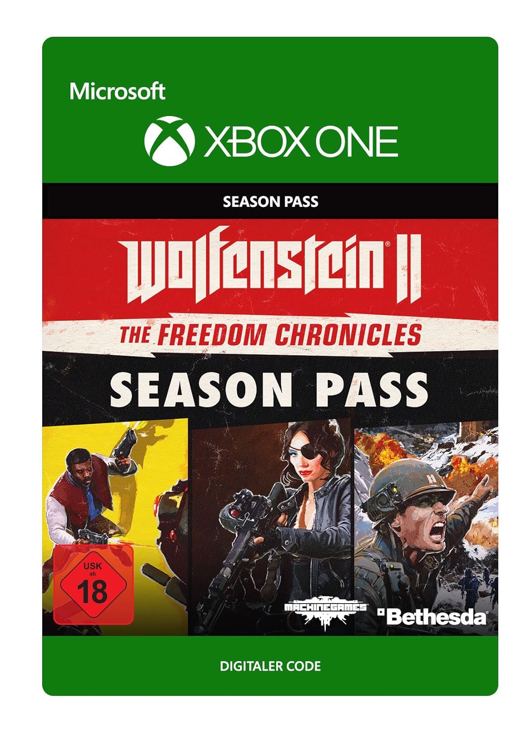 Wolfenstein II – Season Pass – Xbox One – Download Key – ESD – USK 18