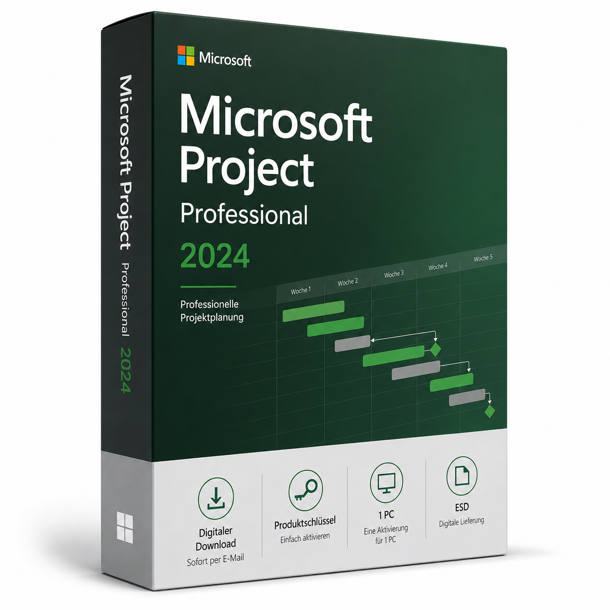 Microsoft Project Professional 2024 | 1 PC | Download | ESD | für Windows