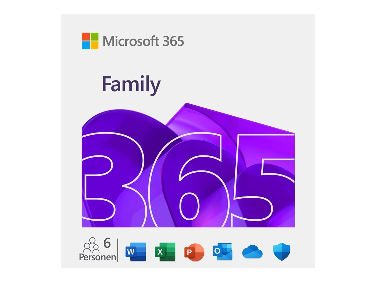 Microsoft 365 Family – Das Premium-Abo für die ganze Familie (1 Jahr)